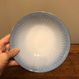 Vintage Bing and Grondahl ballerina blue bowl